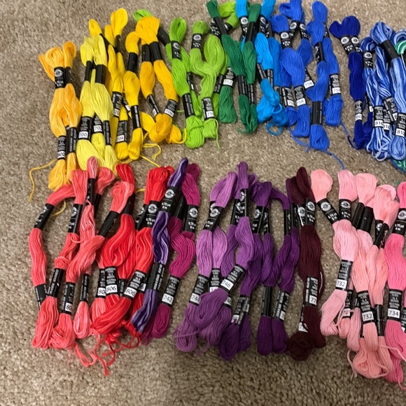 Loops and Thread Embroidery Floss = 118 total skeins - Picture 2 of 3